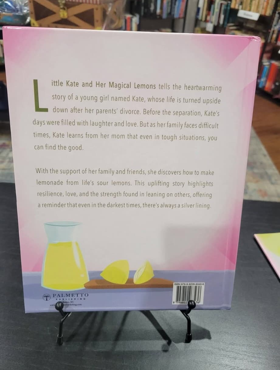 Little Kate and Her Magical Lemons back cover