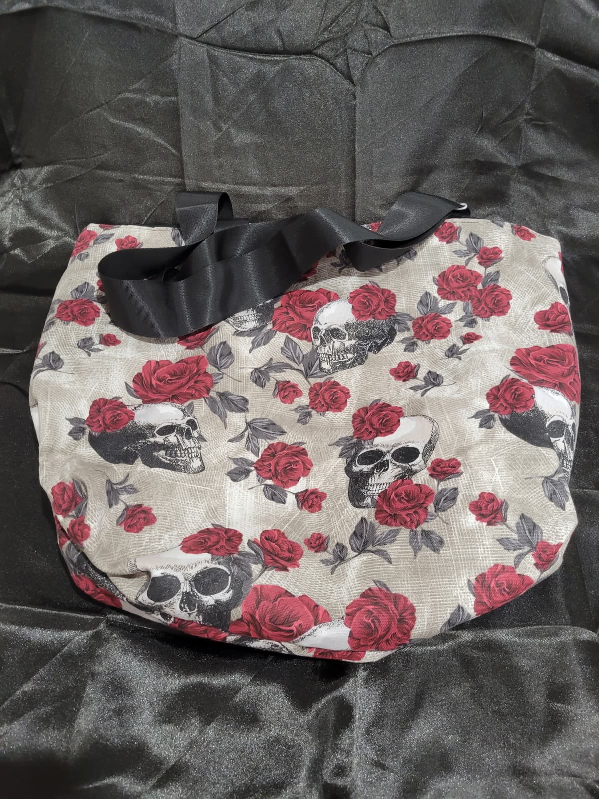 Skull Canvas Tote