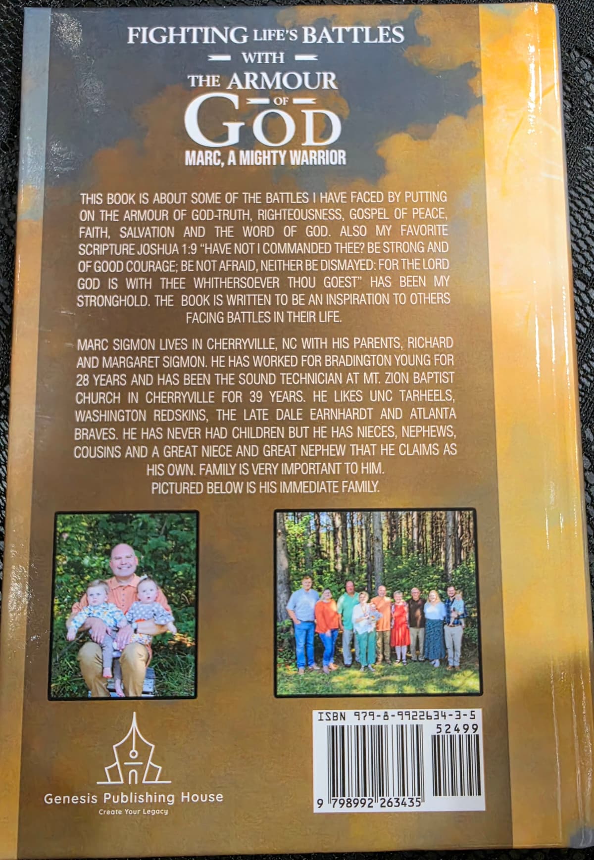 Fighting Life's Battles with the Armour of God back cover