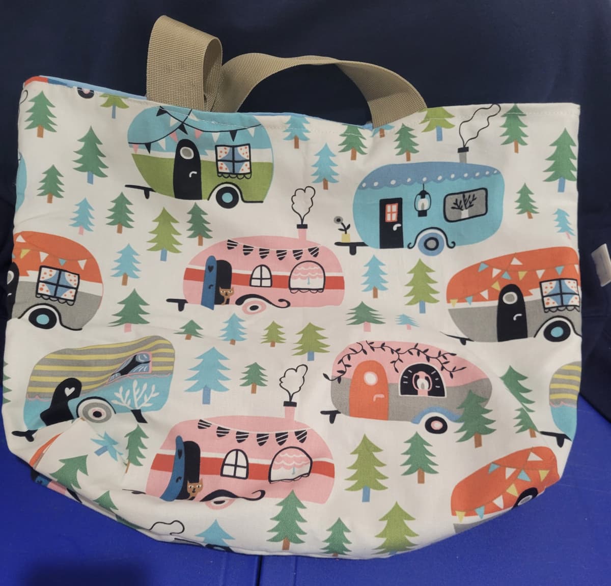 Camper Canvas Tote